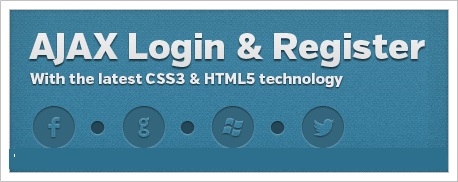 Improved AJAX Login & Register