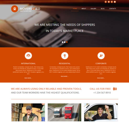 Бесплатный шаблон AS 002064 для сайтов на тему транспорта