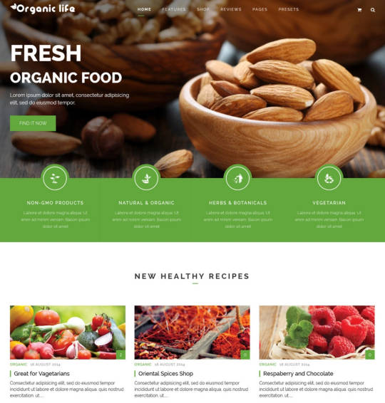 JS Organic Life - шаблон Joomla на тему здорового образа жизни