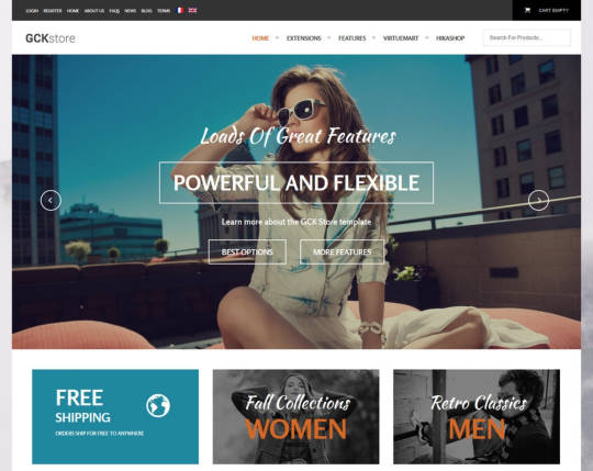 S5 GCK Store - шаблон для интернет-магазина на Joomla!