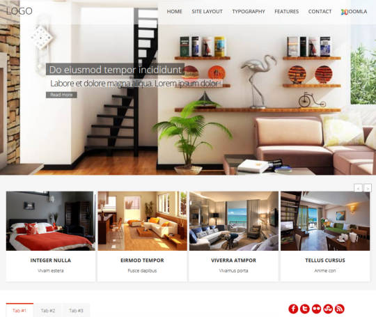 Td Optes - функциональный бесплатный шаблон Joomla