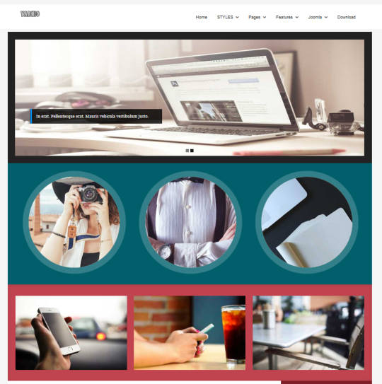 Yarnio - лёгкий функциональный шаблон Joomla 3